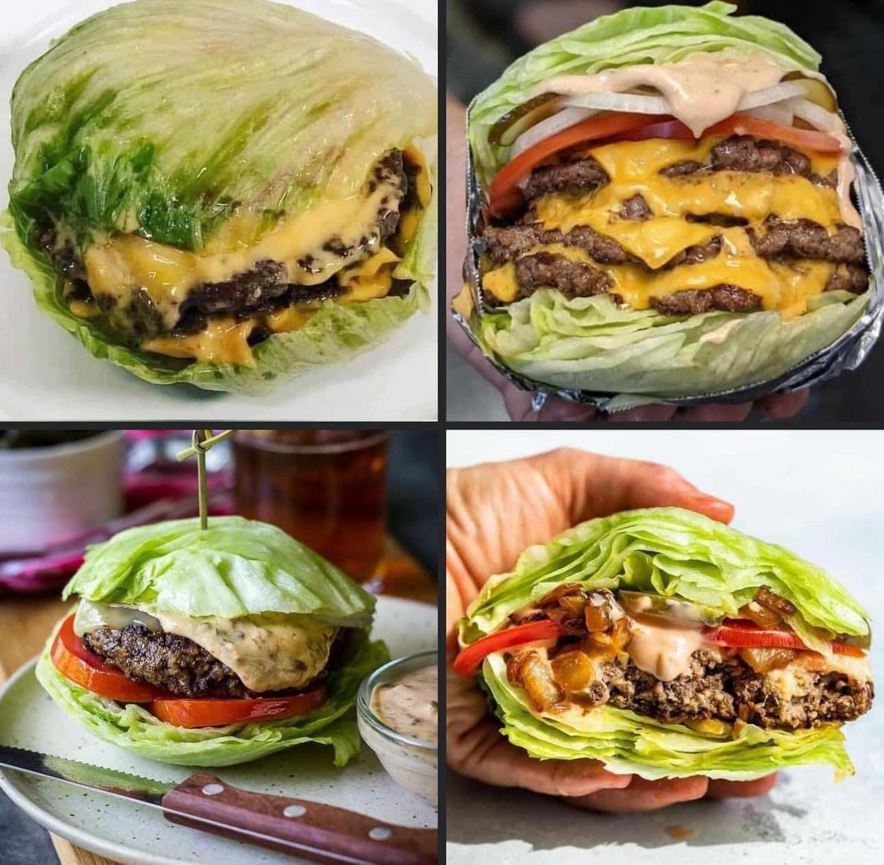 Keto Hamburger Lettuce Wraps