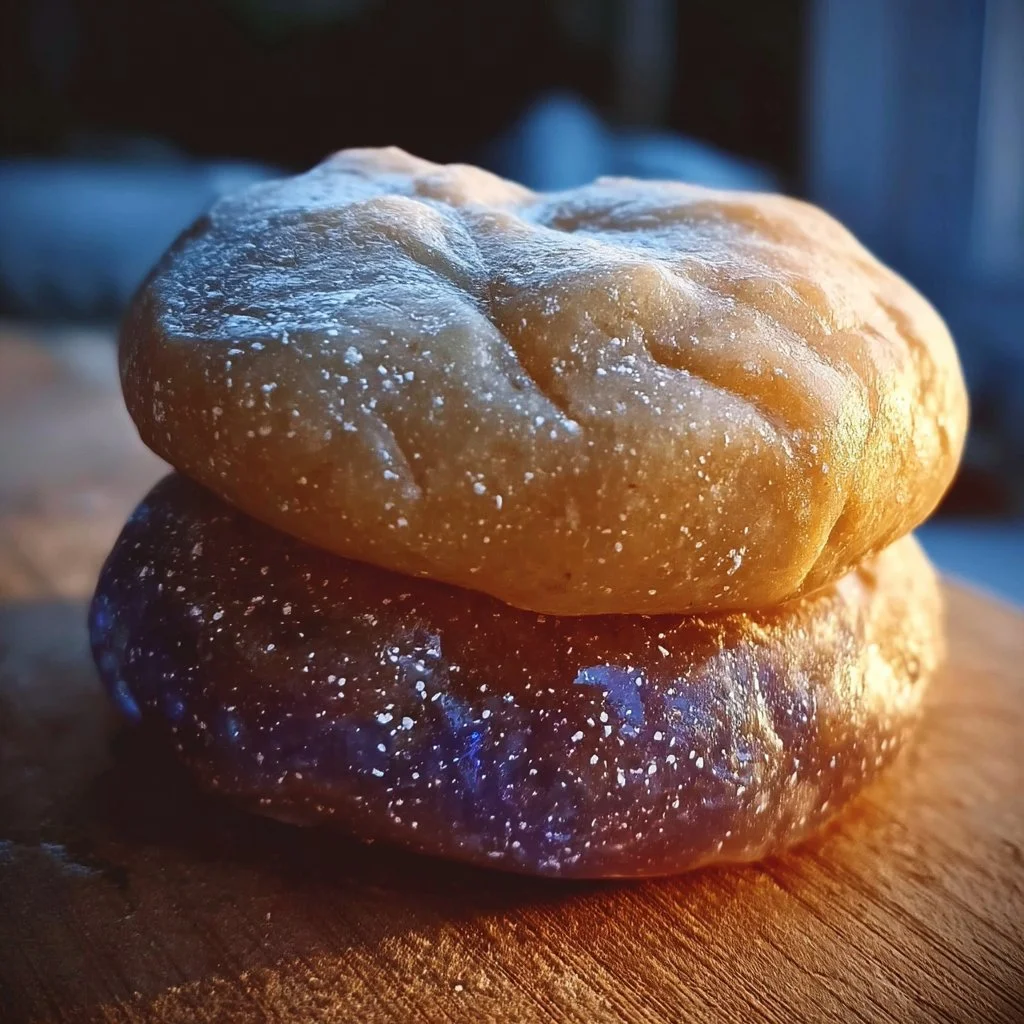 Homemade basic dough for baking bread and pastries