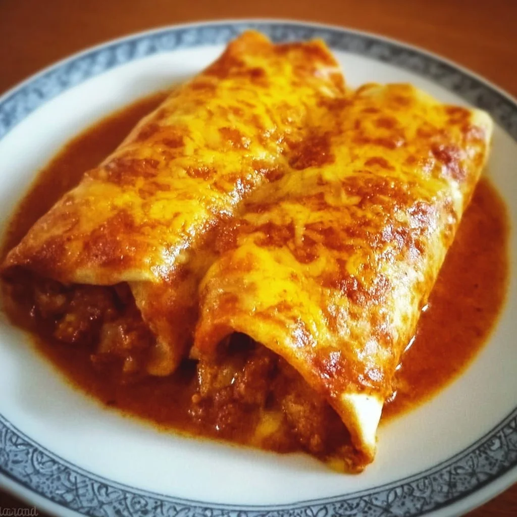Delicious Enchirito inspired by Grandma's favorite recipe