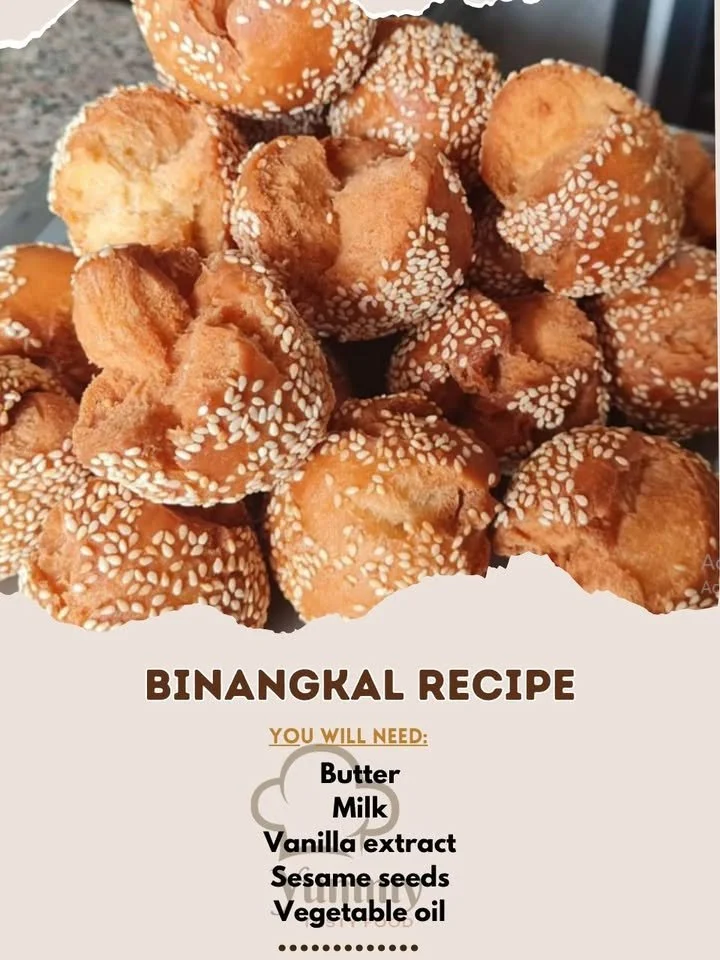 A plate of crispy and fluffy Binangkal, a favorite Filipino treat.
