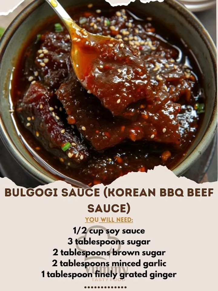Homemade bulgogi sauce for Korean BBQ beef marinade