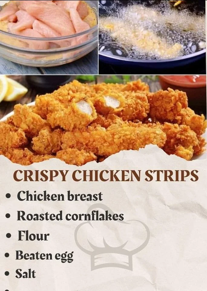 Plate of crispy chicken strips with dipping sauce