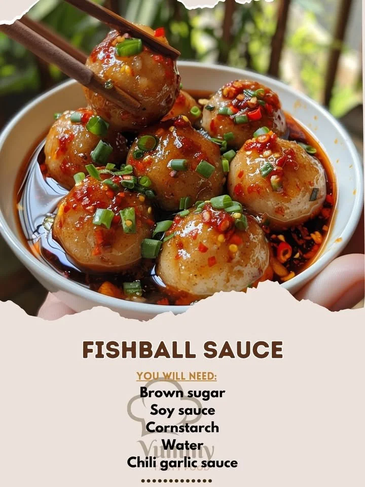 Delicious Fishball Sauce served with snacks and seafood dishes