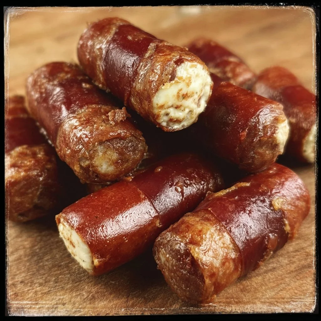 Delicious smoked shotgun shells filled with savory meat and spices.