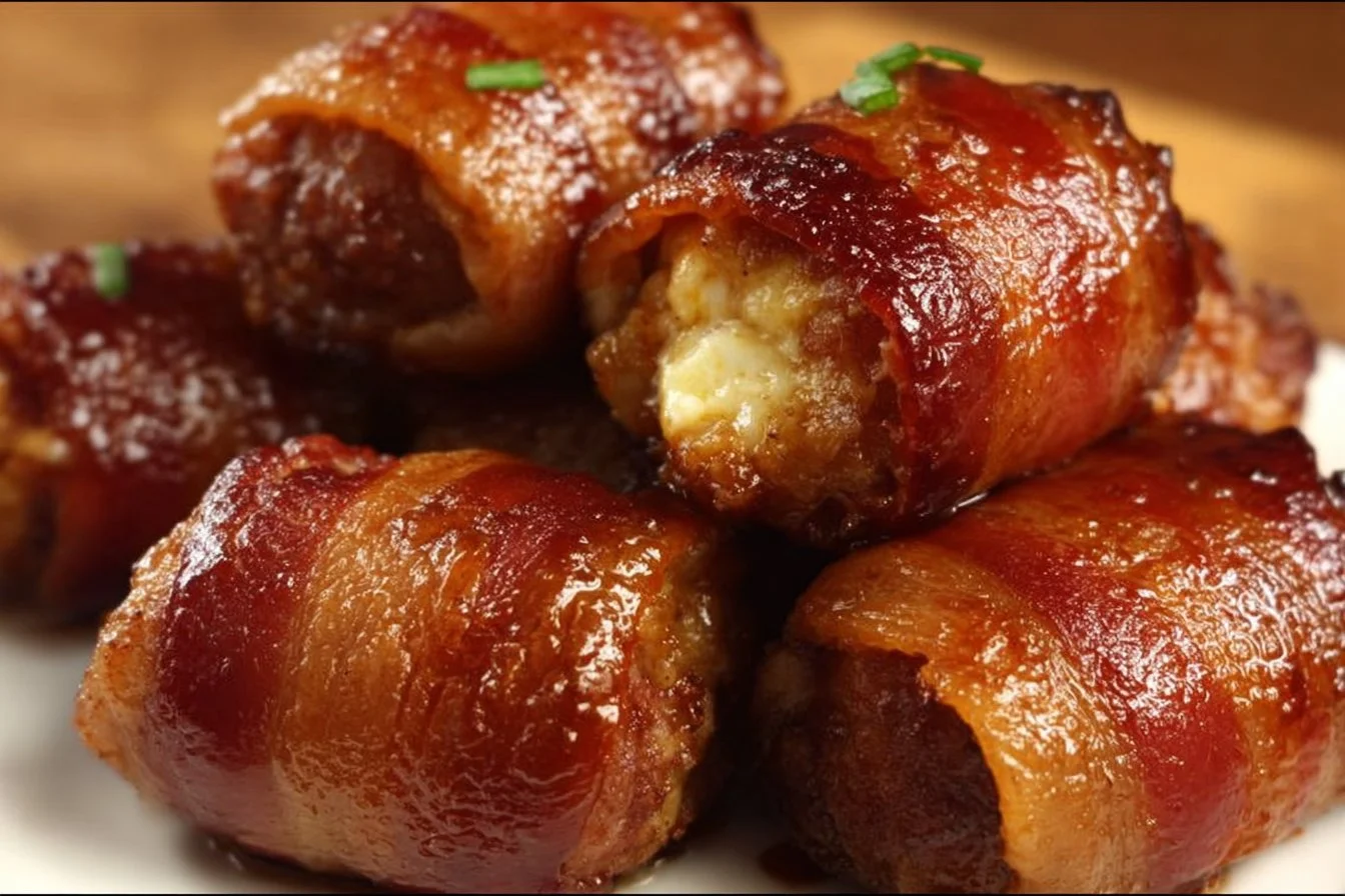 Delicious smoked shotgun shells filled with crispy bacon.