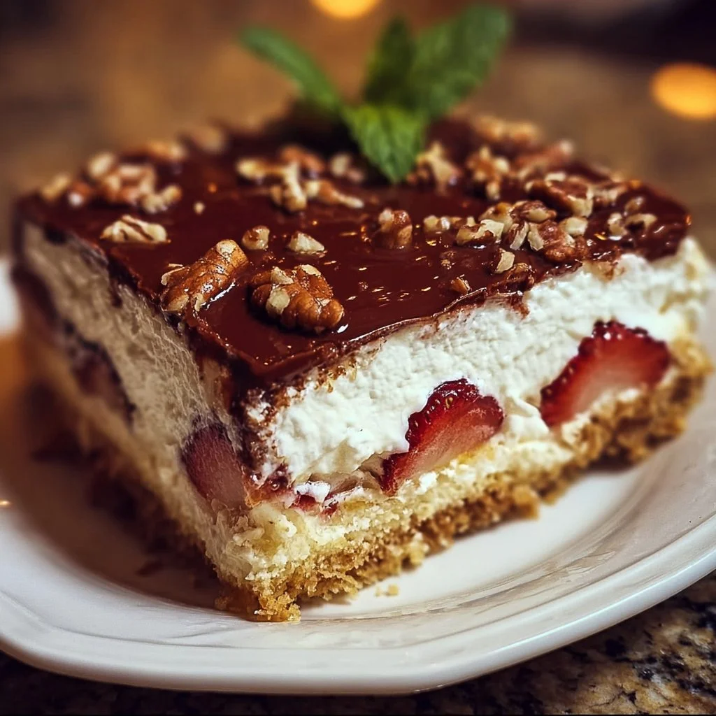 A beautifully plated dessert representing one of the best desserts ever.