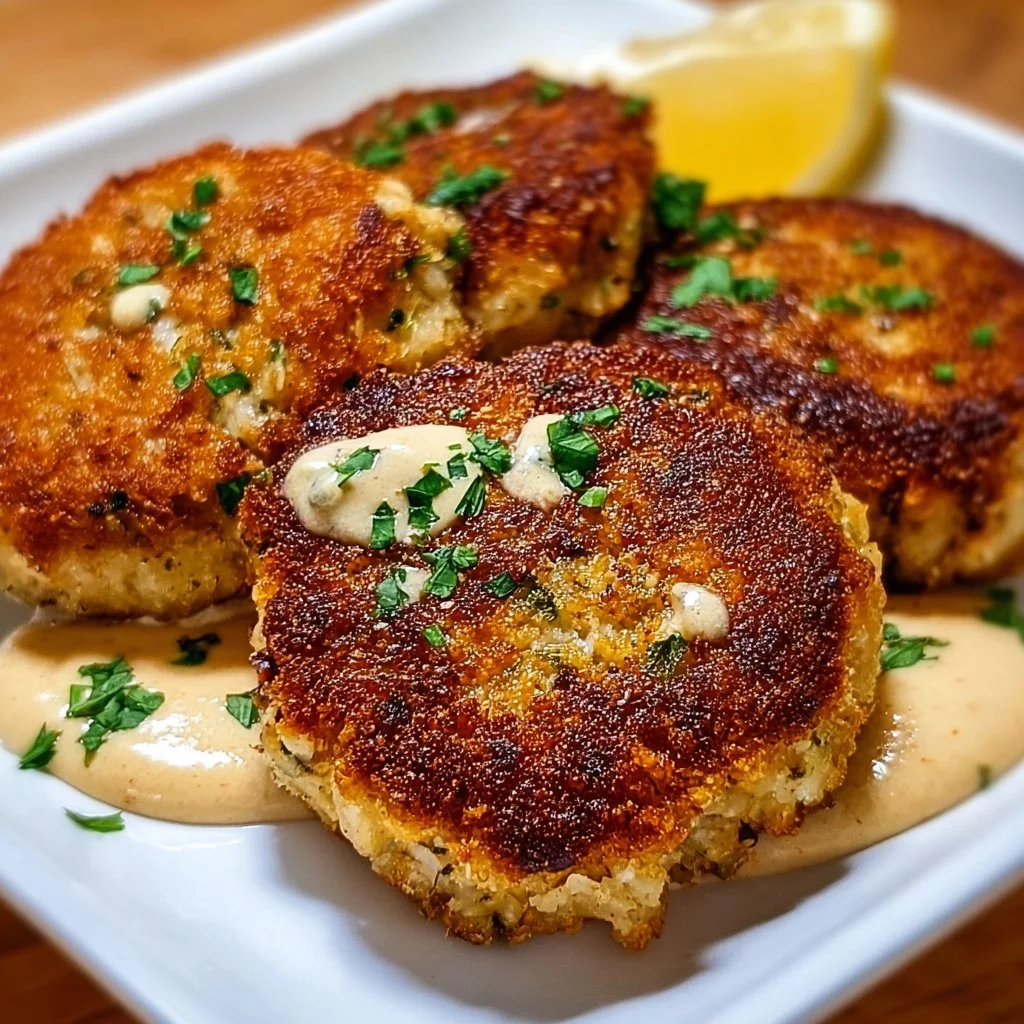 Delicious Original Old Bay Crab Cakes served on a plate