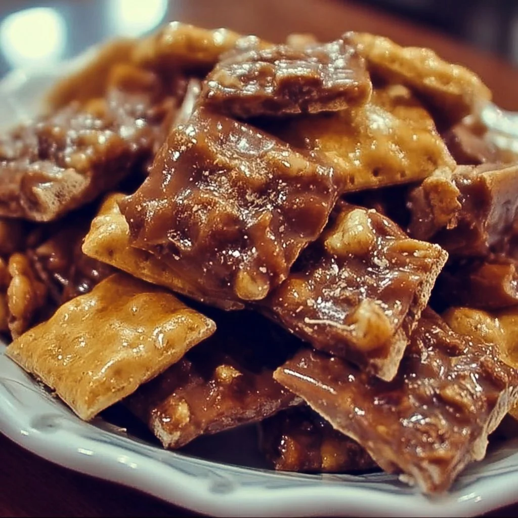 Delicious Praline Crunch dessert with caramelized nuts and a crunchy texture