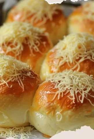 Delicious ensaymada with butter, sugar, and cheese on top.