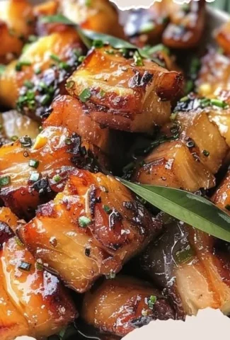 Deliciously prepared hamonado, a traditional Filipino sweet and savory pork dish.