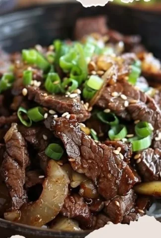 Delicious Korean Bulgogi served with rice and vegetables